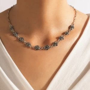 NWT Rose Flower Shape Necklace * Gift Box Included